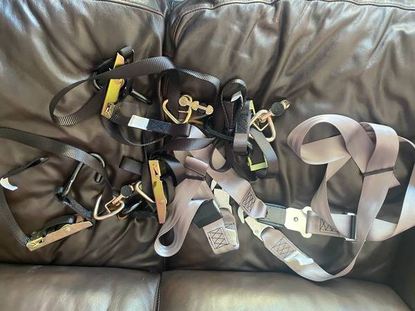 Various L-Tract mounts, hooks and straps. 1