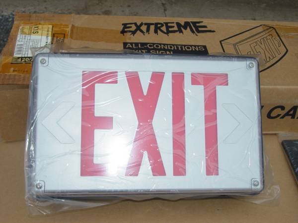 Lithonia EXTREME Emergency Exit Sign Lighting 1