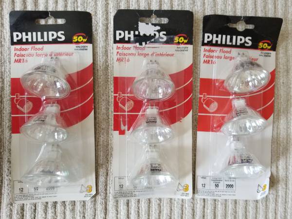 3x3 Pack Philip's Indoor Flood Lights 1