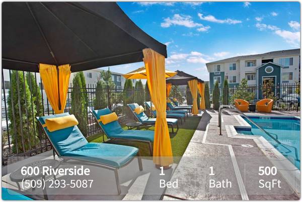 $1,640 / 1br - 500ft2 - Beautiful 1BE 1BA with water views. Available 10/29/25 PRE-LEASE NOW!! (Wenatchee)63922933677571122
