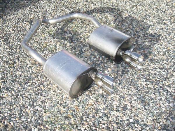 C-6 Corvette Stock Axle back Exhaust, New take offs near perfect cond. 1