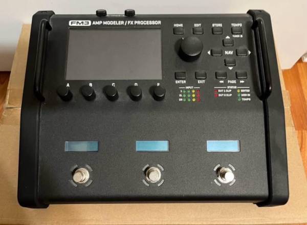 Fractal Audio FM3 with EV-2 and cables - musical instruments