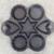/// VTG JOHN WRIGHT CAST IRON HEART TART STAR GEM COOKIE MOLD PAN \\\ 1 thumbnail