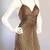Vintage 70’s New Leaf by Samir Gold Pleated Disco Dress 3 thumbnail