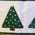 Pillow ~ Christmas Tree Design ~Handcrafted Cover Green and blue 2 thumbnail