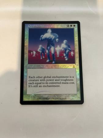 MTG オパール色の輝き/Opalescence(UD)Foil MTG✨OPALESCENCE✨Urza's Destiny BGS 9 MINT RARE Enchantment