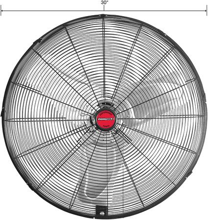 High Velocity Floor Fan,18 inch 3 Speed, 360° All Metal Construction, 1