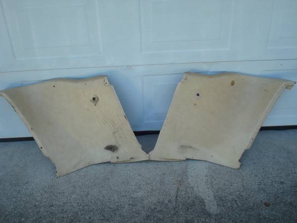 1965 1966 ORIGINAL FORD MUSTANG DELUXE PONY INTERIOR QUARTER PANELS 1