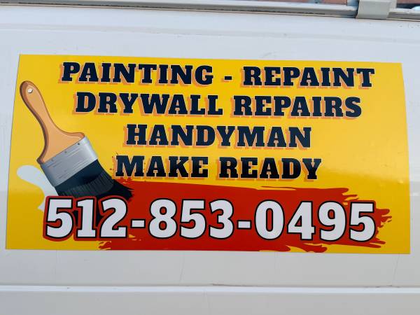 Drywall repairs and Texture Painting 1