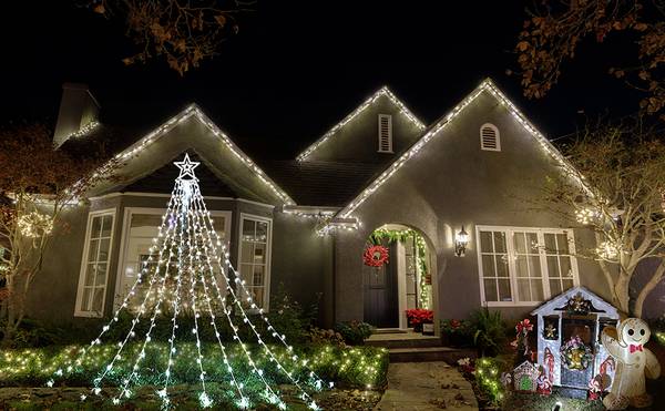 Professional Holiday Light Hanging - Up to 40ft Ladders! Safe &Insured 1