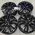 20" 20x8 DODGE DURANGO SATIN BLACK WHEELS RIMS 2011-2013 FULLSET OF (4 3 thumbnail