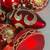 (15pc) Red and Gold Ornaments in Assorted Shapes 6 thumbnail