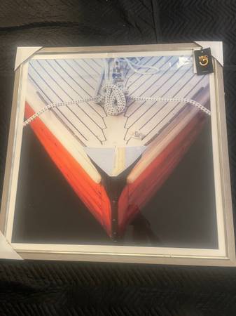 Large Artwork framed - Boat 1