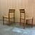 Pair of 1960s Swedish Teak and Handwoven Paper Cord Dining Chairs 7 thumbnail