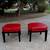 Mid Century Style Stacking Ottomans / Foot Stools 4 thumbnail