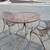 Great condition 4 piece wrought iron patio table set 4 thumbnail
