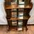 Solid wood mirrored wall hanging bookcase. 5 thumbnail