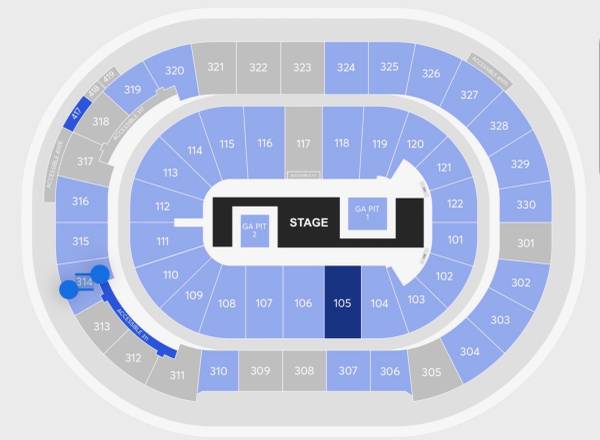 Twice kpop tickets dection 105 January 9 sound check VIP seat 1