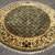 ROUND AUBUSSON HAND KNOTTED RUG, 8.3 DIAMETER 3 thumbnail