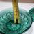 The Vintage Indiana Glass Emerald Green Candy Dish 9 thumbnail