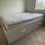Serta Perfect Sleeper Queen mattress and white storage bed frame (OBO) 12 thumbnail