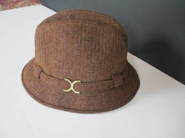 Men's Stetson Fedora Hat in Brown 100% Wool Size 7-1/4 1