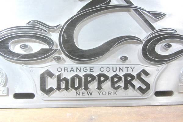 PLACA DE "ORANGE COUNTY CHOPPERS NUEVA YORK" 2004 *UNA RARA* - $50 (ÁREA DE ARNOLD, SEVERNA PARK)63469941933187121