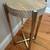 Table Side /End Modern Rustic Solid Wood Top Metal Frame 1 thumbnail