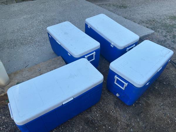 Igloo coolers 4 total 1