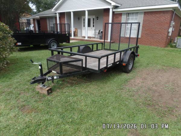 utility trailer, pipe top, 5.5 x 10 1