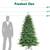 7ft Pre-lit Artificial Christmas Tree with multi-colored LED L 4 thumbnail
