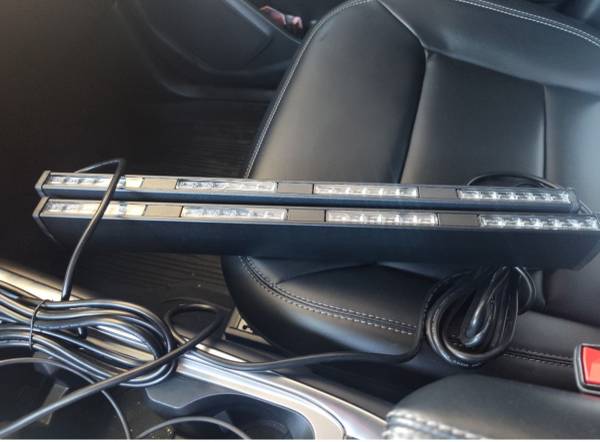 2- lightstick A Red and A Blue , by 'STL' Leds . 1