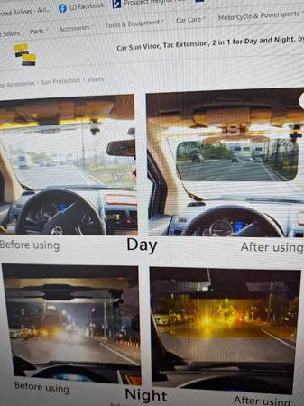 HD Visor (Anti Glare Car  Sun Visor) 1