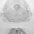 Vintage Cut Glass / Crystal Covered & Footed Candy Dish w/ Finial 8 thumbnail