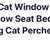 New Black & White Checked Window Cat Hammock 2 thumbnail