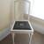 Vintage Antique Dalion Mfg Milw Chair, painted white single 2 thumbnail