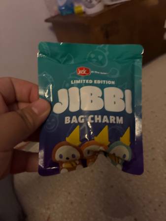 Jack in the box bag charm 1