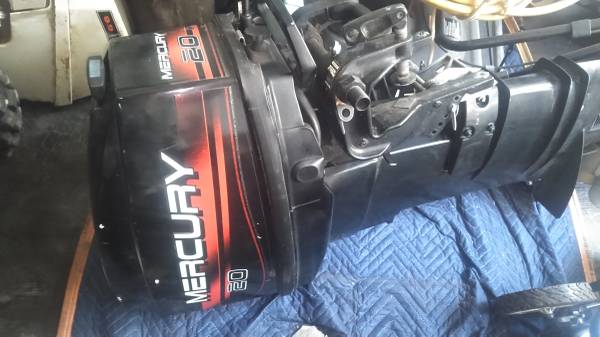 Mercury 20 H.P. 2 Stroke Outboard - 20"- ZERO CORROSION - '96- EXCELLE 1