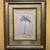 Beautiful Vintage Framed & Double Matted Royal Palm & Coconut Palm Trees 2 thumbnail