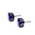Solitaire Blue Earrings 2 thumbnail