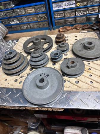 ASSORTED PULLEYS 1