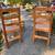 Teakwood dining chairs 2 thumbnail