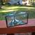 Vintage Triangle Shaped Clear Glass and Mirror Trinket or Jewelry Box 4 thumbnail