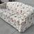 Upholstered Couch - Comfortable Sofa w/ Floral Pattern Fabric 2 thumbnail