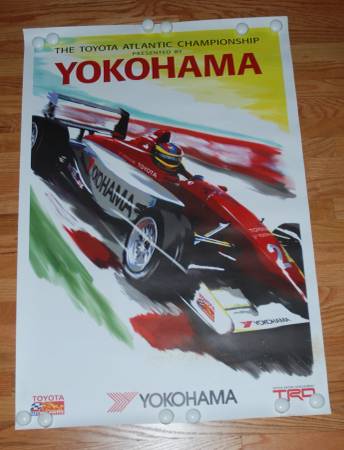 Yokohama Toyota Atlantic Championship Racing Developer TRO Wall Poster 1