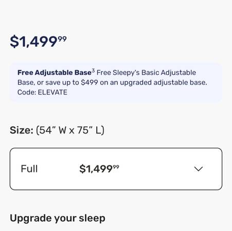 Full size mattress - can DELIVER almost anywhere for $20 extra 1