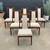 Set of 6 Mid-Century Modern Walnut Dining Chairs by John Kapel, c.1960 2 thumbnail