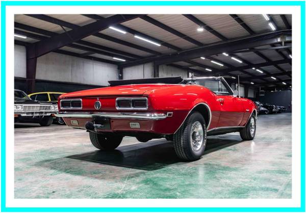 1968 Chevrolet Camaro RS Convertible / 327 / Transmisión Manual de 4 Velocidades - $47,50063613357432321121