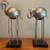 Pier 1 Metal Horse & Elephant Set 1 thumbnail