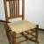 Wicker Basket, Antique Rocking Chair, & Childs chair 4 thumbnail